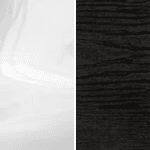 Sterling Silver / Black