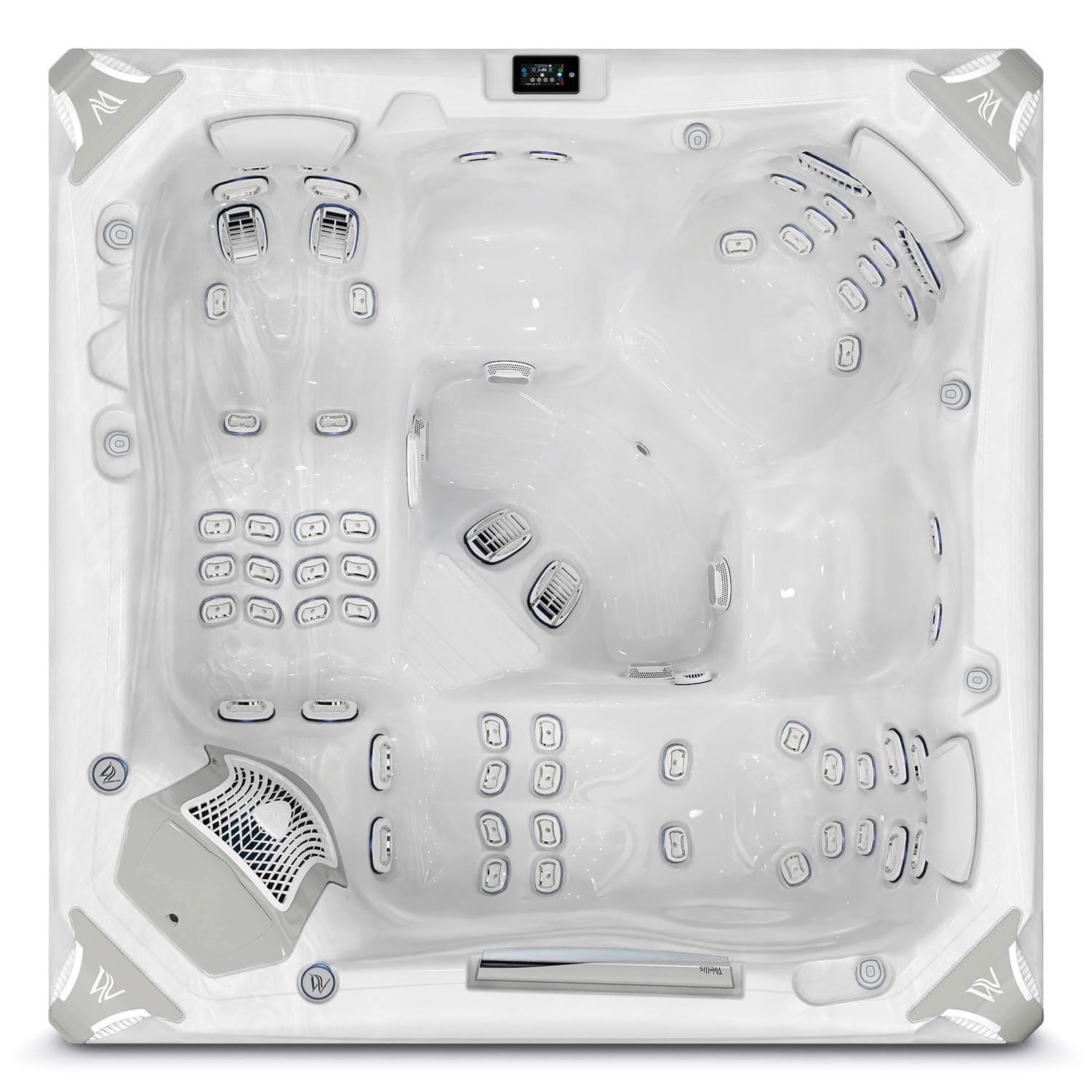 Everest essential hot tub up view